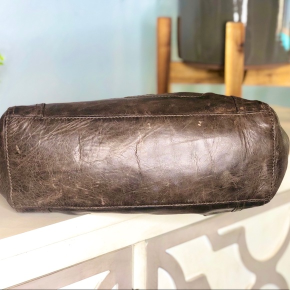 Frye Melissa Leather Tote Shoulder Bag - Picture 8 of 9